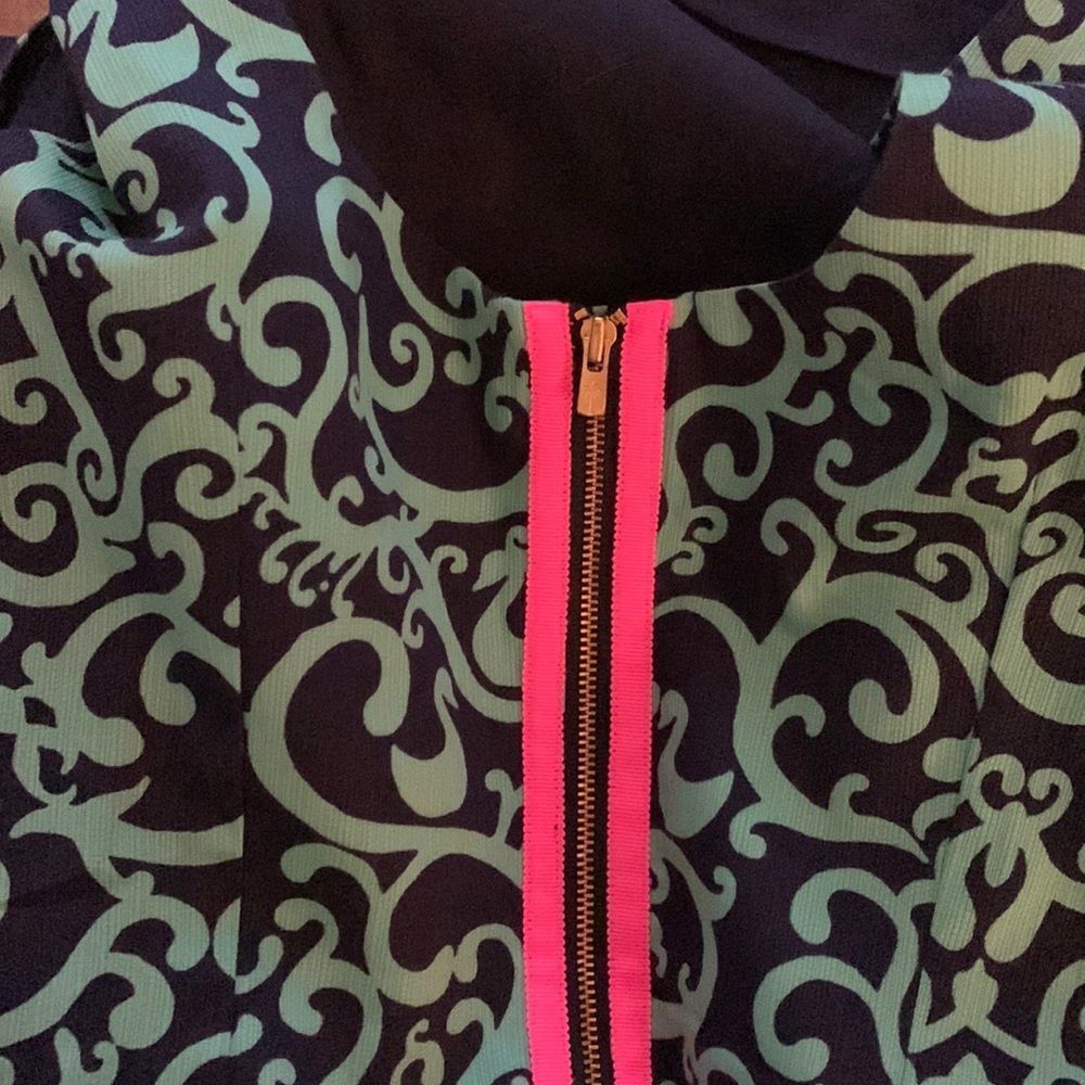 Lilly Pulitzer, Pink/Blue/Turquoise Slip Dress, Size Zero, NWOT. - Picture 3 of 8